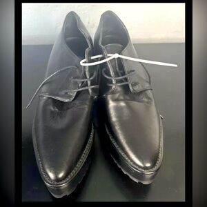 Designers Reschia Dress Shoes Low Top Thick Sole Black US Sz 6.5/EU 37